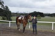 Chloe Esposito after Show Jumping session-Sydney Skyline-Centenn Image