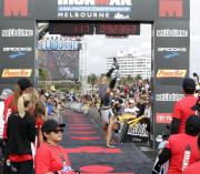 Ironman Competitor cart wheels to finsh in under 9hr25m Image