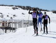 Winner Valerio Leccardi leads-Lead men across Dam Wall 1st Lap Image