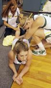 Kathleen Macleod gets treatment for Strained calf-WNBL Grand Final Image