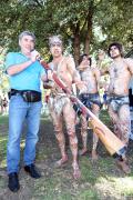 Eddy Merckx gets didgeridoo lesson-Down Under Classic Image